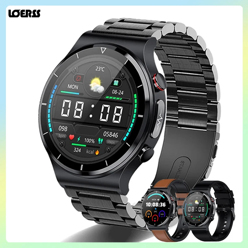 LOERSS Smart Watch Men's ECG+PPG Body Temperature Blood Pressure Heart Rate IP68 Waterproof Sports Smart Watch watch for men
LOERSS Smart Watch Men's ECG+PPG Body Temperature Blood Pressure Heart Rate IP68 Waterproof Sports Smart Watch watch for men