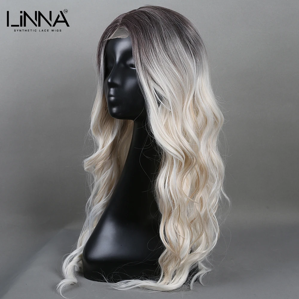 LINNA Synthetic Grey Wigs For Women Long Wavy Part Lace Middle Parting Hair Cosplay/Daily/Party High Temperature Fiber
LINNA Synthetic Grey Wigs For Women Long Wavy Part Lace Middle Parting Hair Cosplay/Daily/Party High Temperature Fiber