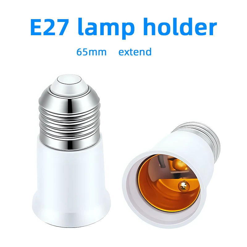 Расширенный патрон лампы E27-E27 65 мм
Расширенный патрон лампы E27-E27 65 мм