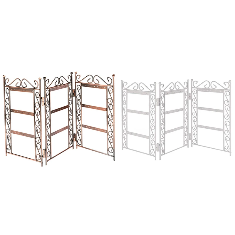 Metal Foldable Jewelry Display Rack Iron Earring Holder Jewelry Display Stand Earring Necklace Storage Rack
Metal Foldable Jewelry Display Rack Iron Earring Holder Jewelry Display Stand Earring Necklace Storage Rack
