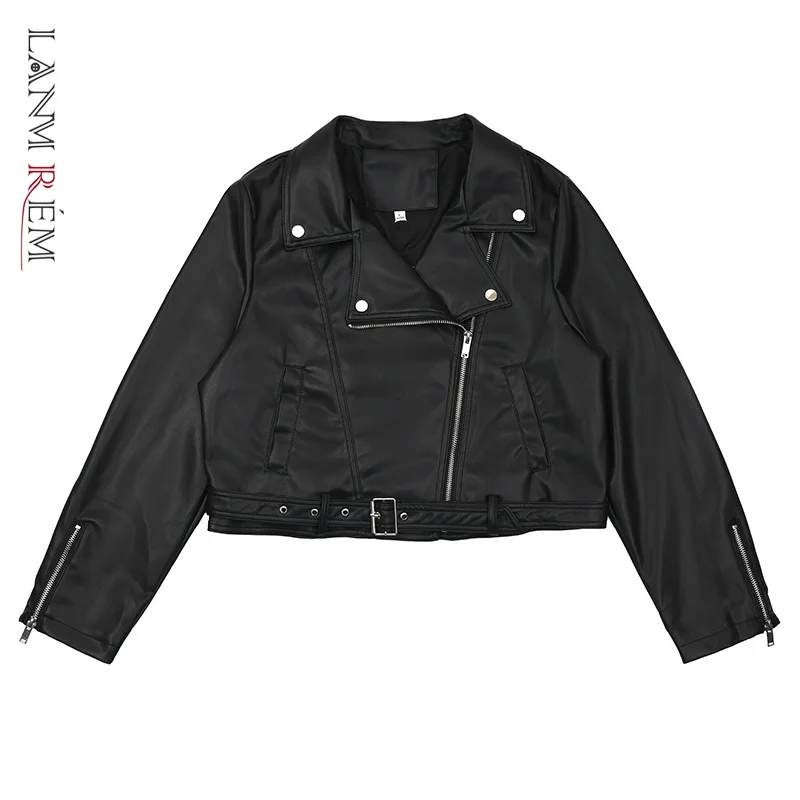 LANMREM Black PU Leather Motorcycle Coats For Women Lapel Long Sleeve Cool Jackets Women Streetwear Clothes 2022 Autumn 2Y3116
LANMREM Black PU Leather Motorcycle Coats For Women Lapel Long Sleeve Cool Jackets Women Streetwear Clothes 2022 Autumn 2Y3116