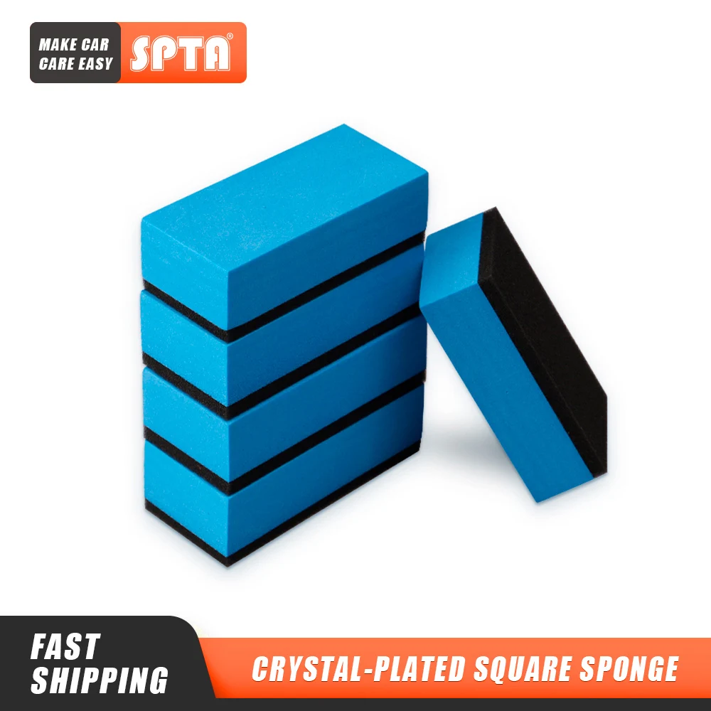 (Bulk Sale) SPTA Crystal-Plated Square Sponge Coating Sponge Painted Polishing Sponge Hand Sponge For Car Waxing and Coating
(Bulk Sale) SPTA Crystal-Plated Square Sponge Coating Sponge Painted Polishing Sponge Hand Sponge For Car Waxing and Coating
