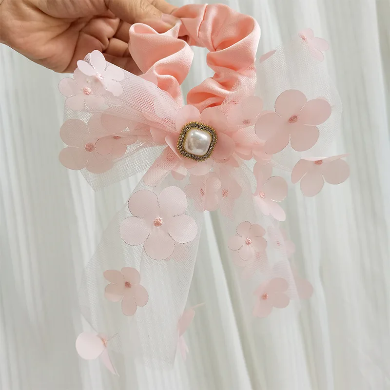 Sweet Flowers Mesh Scrunchies Women Romantic Pink Blue Hair Rope Transparent Tulle Organza Hair Ties Hair Accessories
Sweet Flowers Mesh Scrunchies Women Romantic Pink Blue Hair Rope Transparent Tulle Organza Hair Ties Hair Accessories