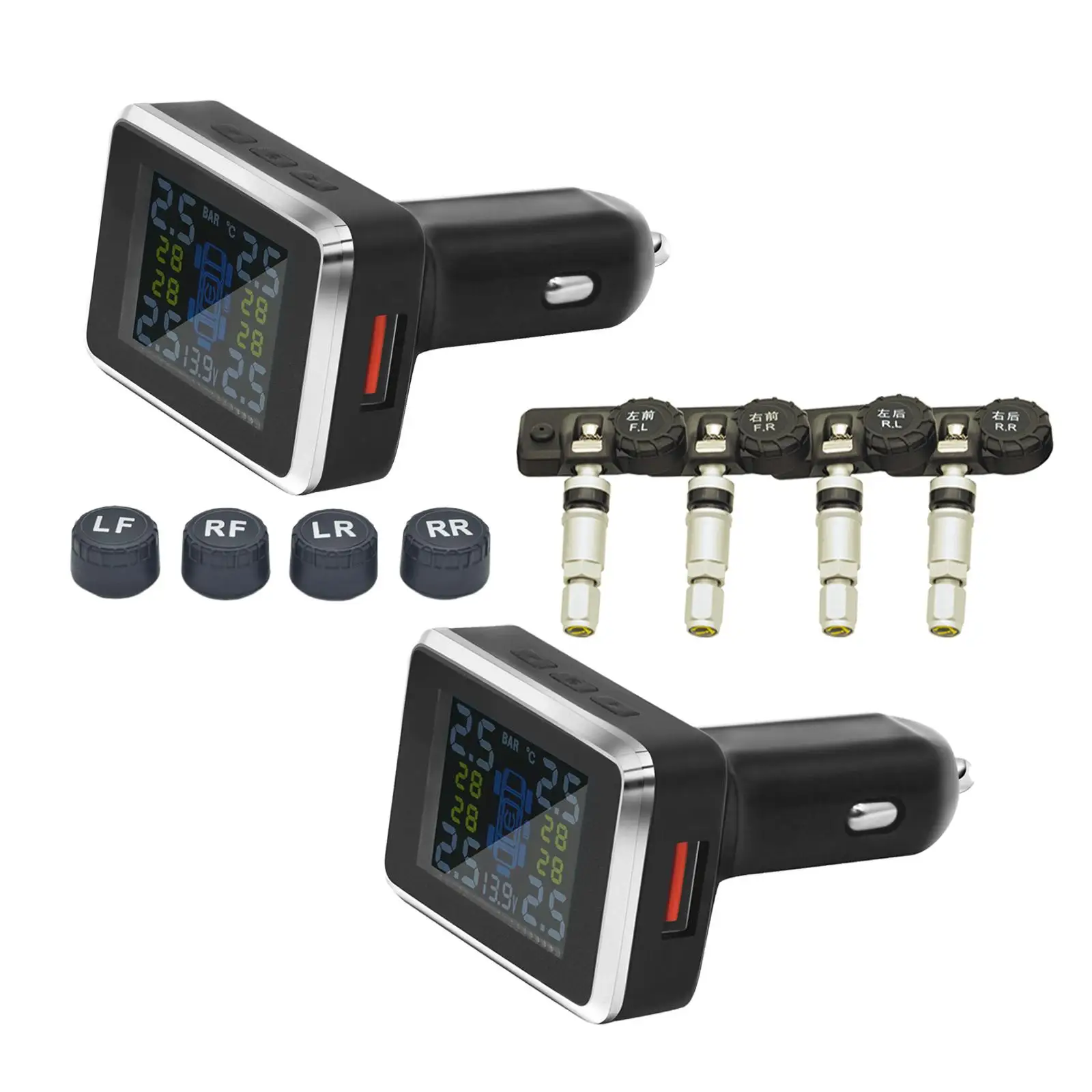 Car Tire Pressure System W/4Pcs Temperature Display High Precision Tyre Alarm Monitor Fit for Sedans SUV
Car Tire Pressure System W/4Pcs Temperature Display High Precision Tyre Alarm Monitor Fit for Sedans SUV