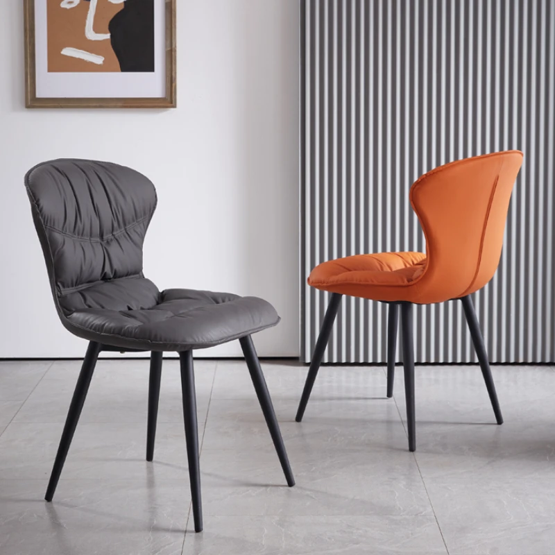 Modern Dining Chairs Comfortable Kitchen Luxury Leather Dining Chairs Leisure Stools Hotel Creative sillas Dining Room Furniture
Modern Dining Chairs Comfortable Kitchen Luxury Leather Dining Chairs Leisure Stools Hotel Creative sillas Dining Room Furniture