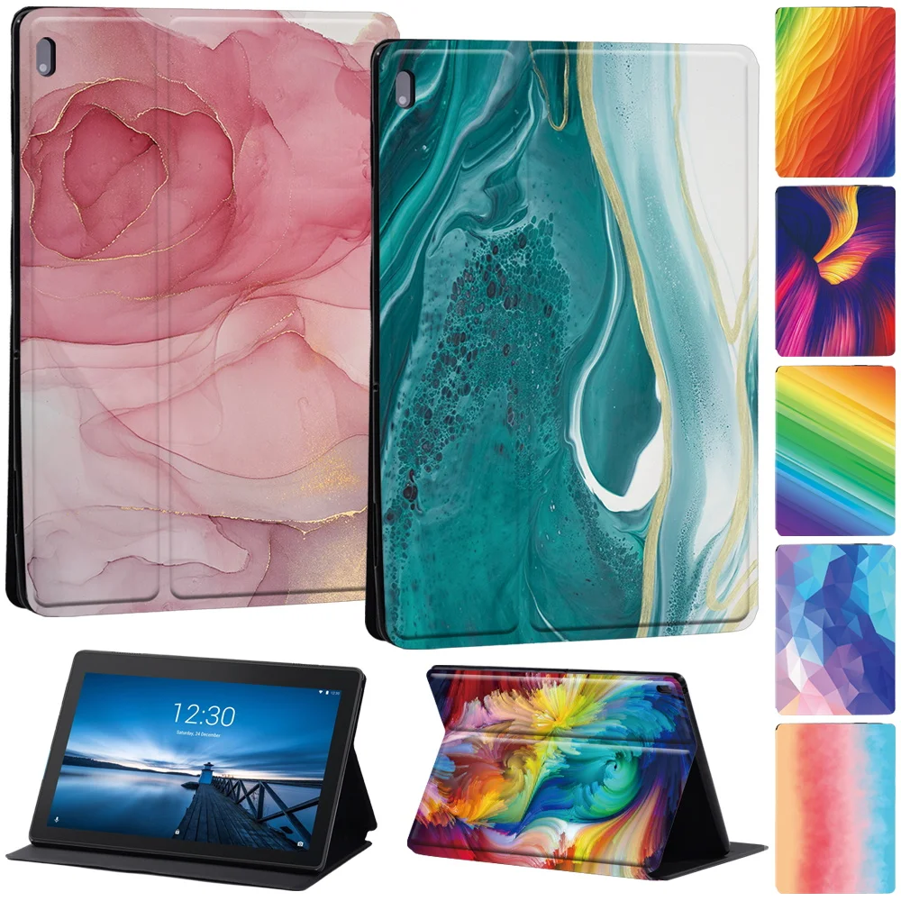 Tablet Case for Lenovo Tab M10 Plus/Tab M10/Tab E10 10.1 Inch Watercolor Series Anti-Fall Leather Protective Cover + Free Stylus
Tablet Case for Lenovo Tab M10 Plus/Tab M10/Tab E10 10.1 Inch Watercolor Series Anti-Fall Leather Protective Cover + Free Stylus
