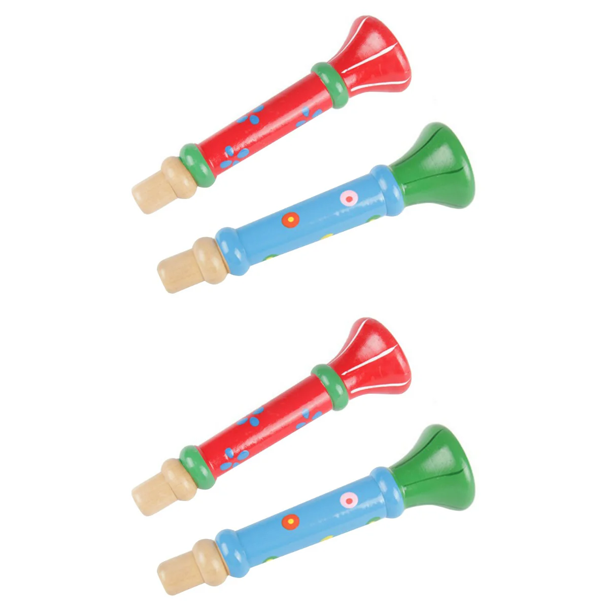4 pcs Musical Instrument Wooden Horn Trumpet Early Educational Whistle (Random Color)
4 pcs Musical Instrument Wooden Horn Trumpet Early Educational Whistle (Random Color)