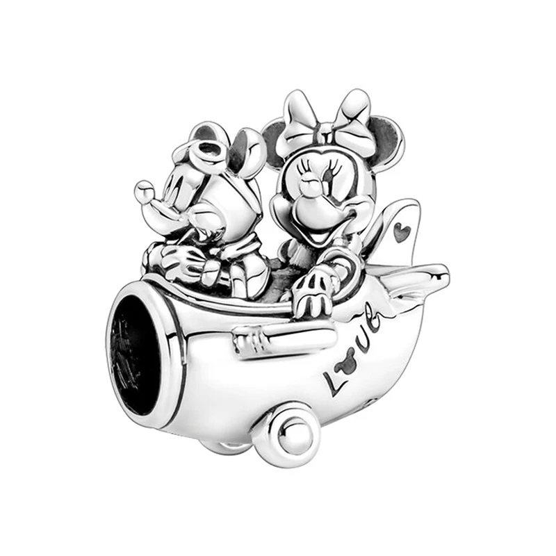 Disney Mickey Mouse & Minnie Mouse Airplane Beads for Jewelry Making Fit Pandora Moments Charms Bracelet Women Accessories DIY
Disney Mickey Mouse & Minnie Mouse Airplane Beads for Jewelry Making Fit Pandora Moments Charms Bracelet Women Accessories DIY