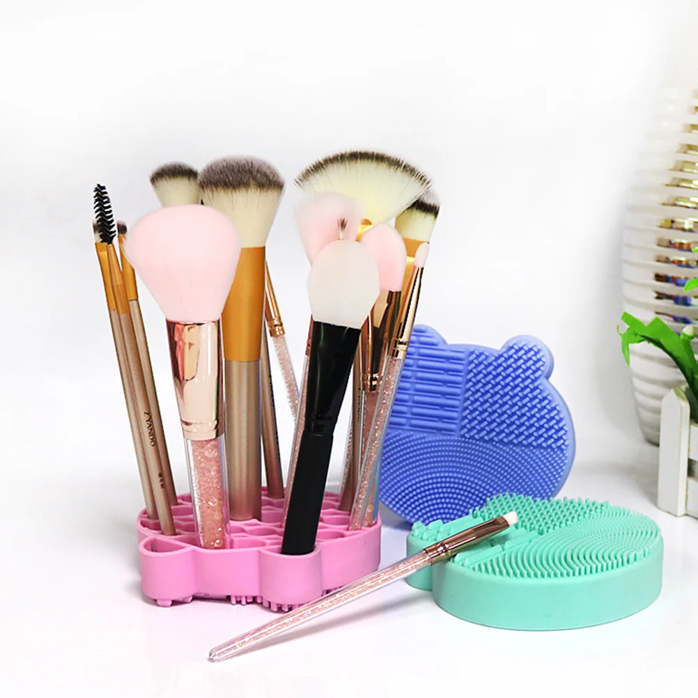 Brush Makeup Rackdrying Holder Cleaning Mat Shelf Stand Tool Silicone Scrubber Comedtic Dryer
Brush Makeup Rackdrying Holder Cleaning Mat Shelf Stand Tool Silicone Scrubber Comedtic Dryer