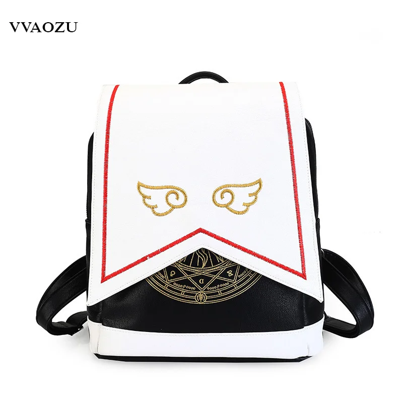 Anime Card Captor Sakura Girls Backpack CARDCAPTOR SAKURA Shoulder Bag Kawaii Cosplay Lolita Magic Bags with Embroidery Wings
Anime Card Captor Sakura Girls Backpack CARDCAPTOR SAKURA Shoulder Bag Kawaii Cosplay Lolita Magic Bags with Embroidery Wings