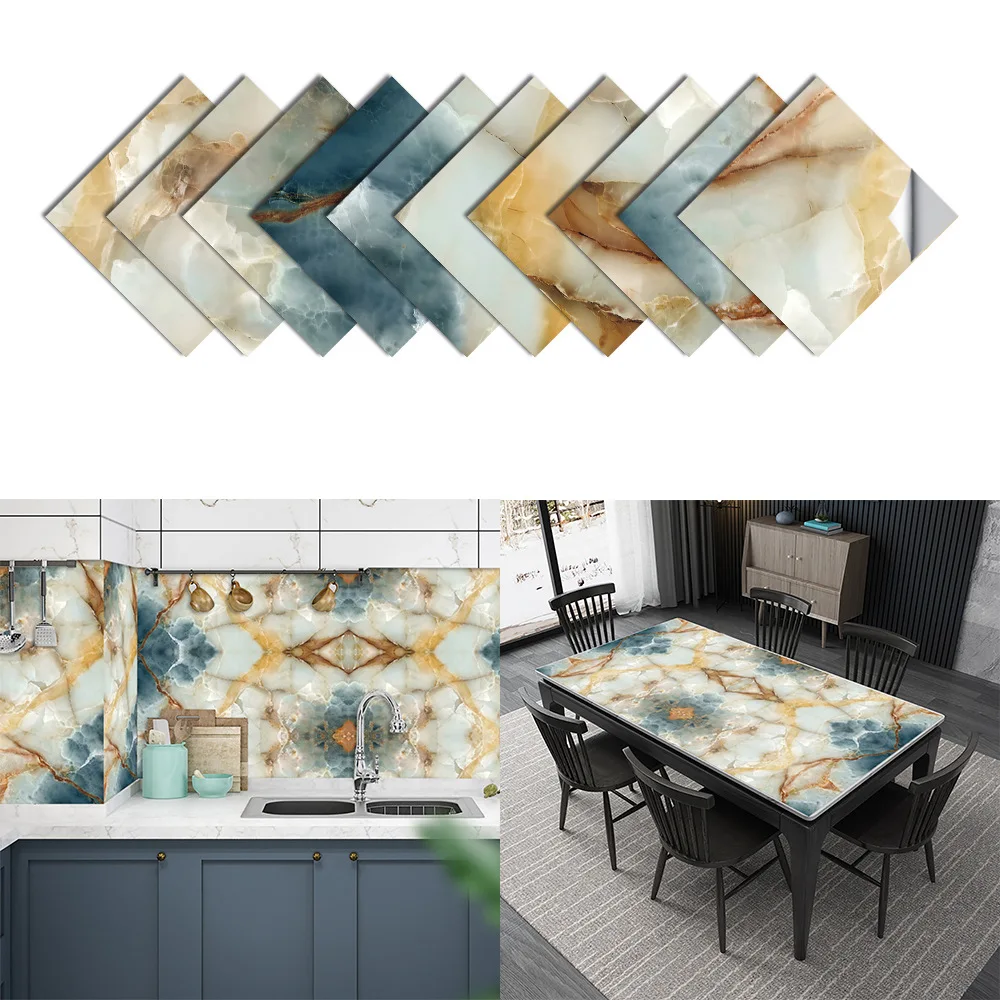 10pcs Marble Brick Wall Sticker 30x30cm Shiny Surface PVC Wallpaper Self-Adhesive Waterproof for Living Room Bedroom Bathroom
10pcs Marble Brick Wall Sticker 30x30cm Shiny Surface PVC Wallpaper Self-Adhesive Waterproof for Living Room Bedroom Bathroom