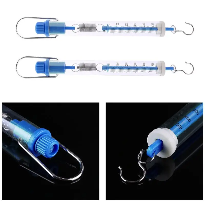Clear Plastic Tubular Spring Scale 500g/5N Weight Capacity Easy To Operate Portable for Teaching Laboratory Equipment KXRE
Clear Plastic Tubular Spring Scale 500g/5N Weight Capacity Easy To Operate Portable for Teaching Laboratory Equipment KXRE