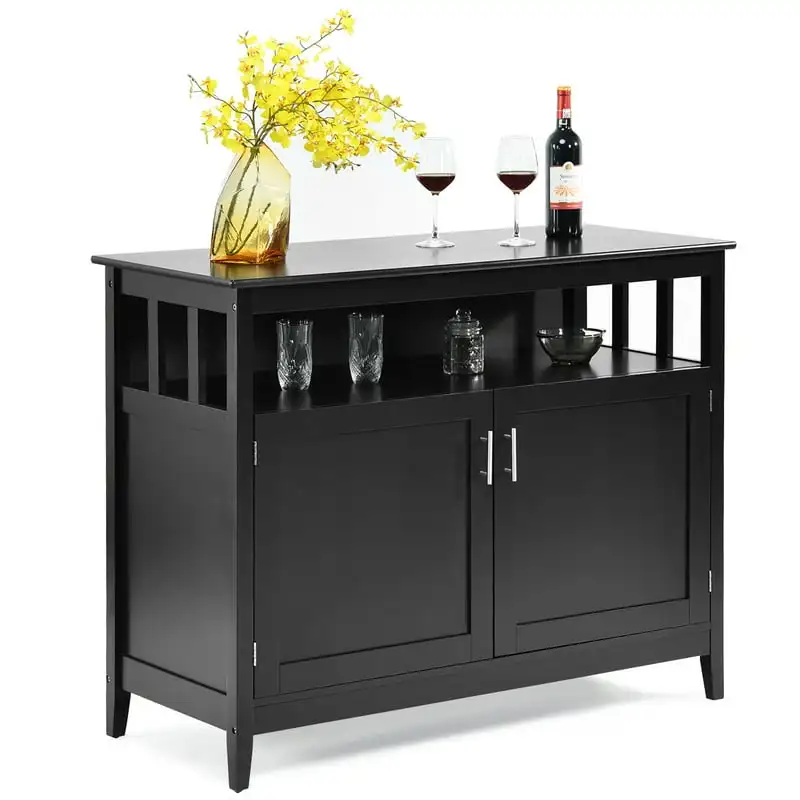 Sideboard Buffet Server Cupboard Storage Cabinet w/2 Doors Black Hotel furniture
Sideboard Buffet Server Cupboard Storage Cabinet w/2 Doors Black Hotel furniture