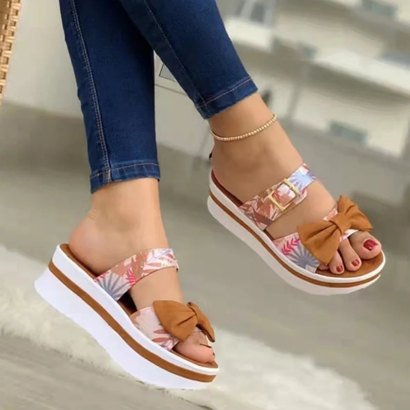Sandals Women Shoes Summer Slippers Slope Heel Shoes Women Bowtie Soft Women's Shoes Outdoor Breathable Wedge Sandals Women 2022
Sandals Women Shoes Summer Slippers Slope Heel Shoes Women Bowtie Soft Women's Shoes Outdoor Breathable Wedge Sandals Women 2022