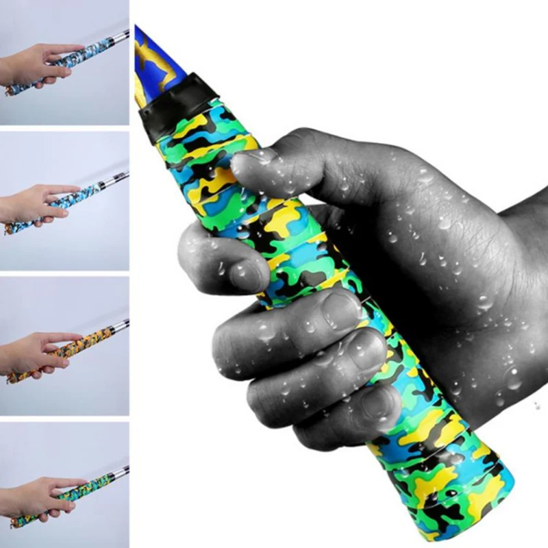 Camouflage sweat-absorbent Keel Hand Glue Punching anti-slip Breathable Tennis Badminton Overgrips Tape
Camouflage sweat-absorbent Keel Hand Glue Punching anti-slip Breathable Tennis Badminton Overgrips Tape