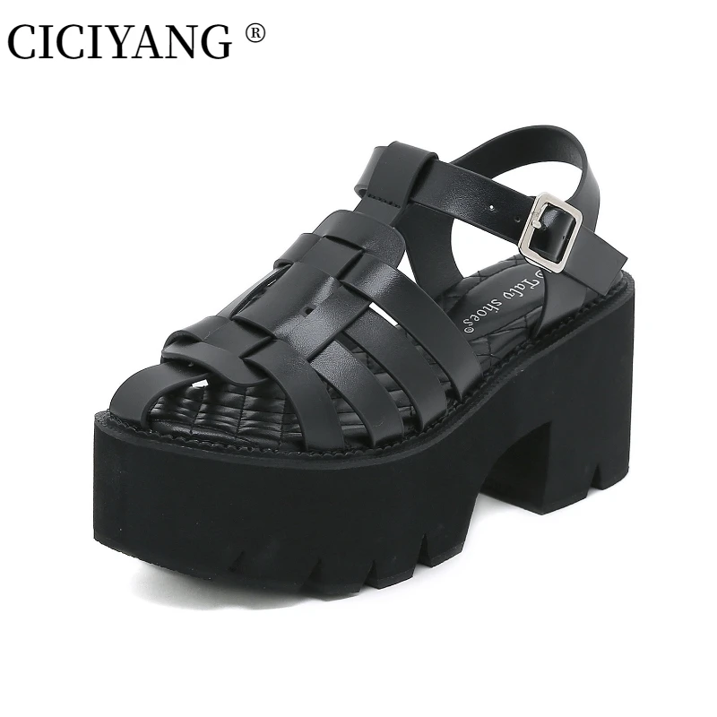 CICIYANG Sandals Women Summer 2023 New Chunky Platform Baotou Roman Sandals Ladies Retro Hollow Woven Gladiator Women Sandals
CICIYANG Sandals Women Summer 2023 New Chunky Platform Baotou Roman Sandals Ladies Retro Hollow Woven Gladiator Women Sandals