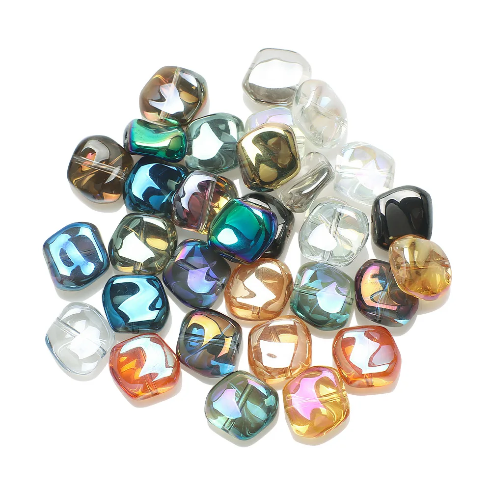 20Pcs Irregular Lampwork Glass Beads For Jewelry Making Diy AB Bracelet Earrings AB Rainbow Golden Color Crystal Beads Wholesale
20Pcs Irregular Lampwork Glass Beads For Jewelry Making Diy AB Bracelet Earrings AB Rainbow Golden Color Crystal Beads Wholesale