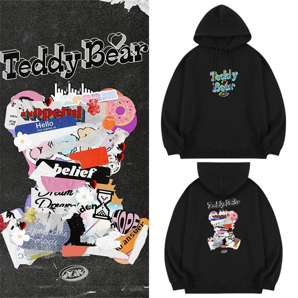 Толстовки с капюшоном STAYC Teddy Bear, толстовки с капюшоном Kpop для мужчин и женщин
Толстовки с капюшоном STAYC Teddy Bear, толстовки с капюшоном Kpop для мужчин и женщин