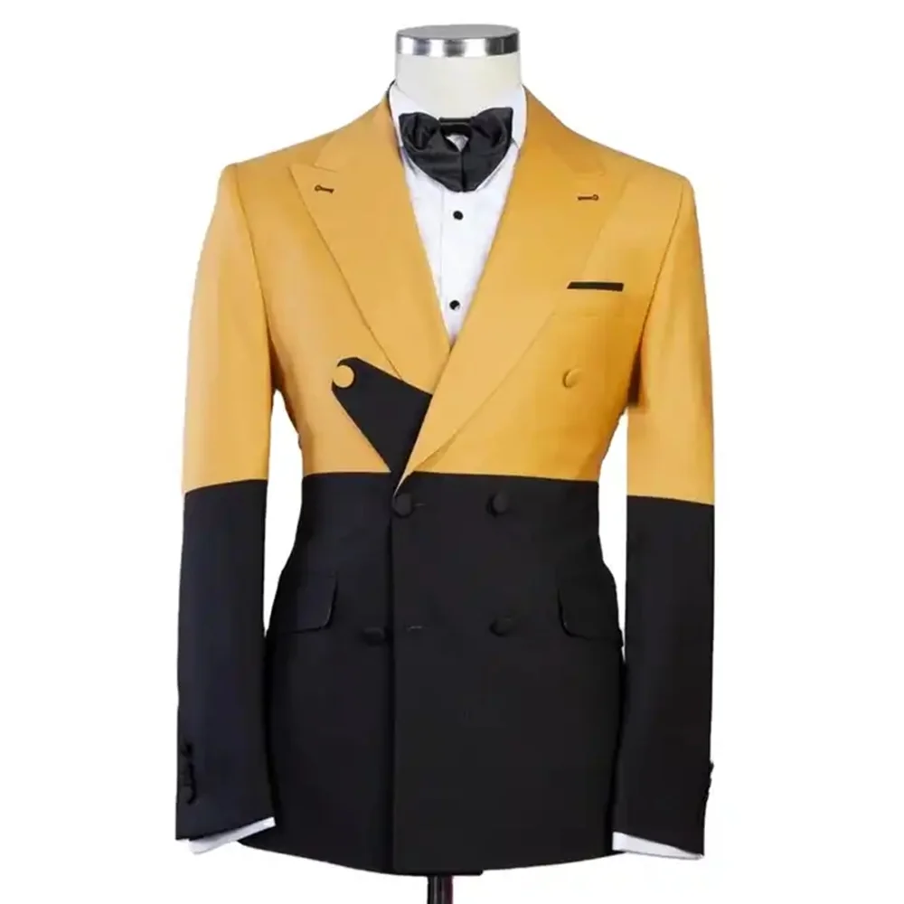 Patchwork Belt Design Male Suits 2 Pcs Coat Pant Latest Wedding Clothing Blazer Trousers Men Sets Party Groom Wear Outfit
Patchwork Belt Design Male Suits 2 Pcs Coat Pant Latest Wedding Clothing Blazer Trousers Men Sets Party Groom Wear Outfit