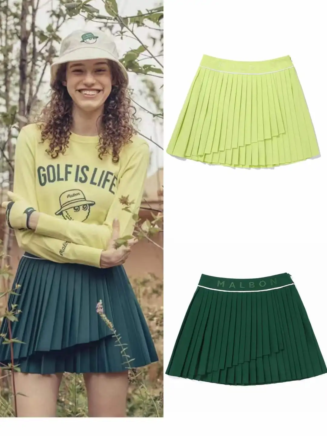 Women's Golf Clothing New Skirt and Soft Knitted Sweater Anti-light Skirt Suit Top Clothing and Dress
Women's Golf Clothing New Skirt and Soft Knitted Sweater Anti-light Skirt Suit Top Clothing and Dress
