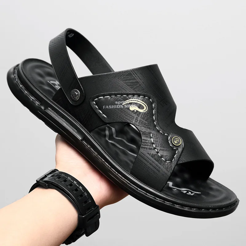 Men's Sandals Summer New Waterproof Non-slip Leather Sandals Soft Sole Slippers Breathable Casual Shoes
Men's Sandals Summer New Waterproof Non-slip Leather Sandals Soft Sole Slippers Breathable Casual Shoes