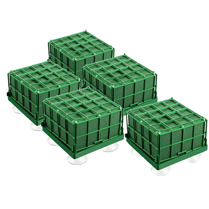 5Pcs Floral Foam Cage Flower Holder with Floral Foam and Suction Cup for Wedding Table Centerpiece Floral Arrangement
5Pcs Floral Foam Cage Flower Holder with Floral Foam and Suction Cup for Wedding Table Centerpiece Floral Arrangement