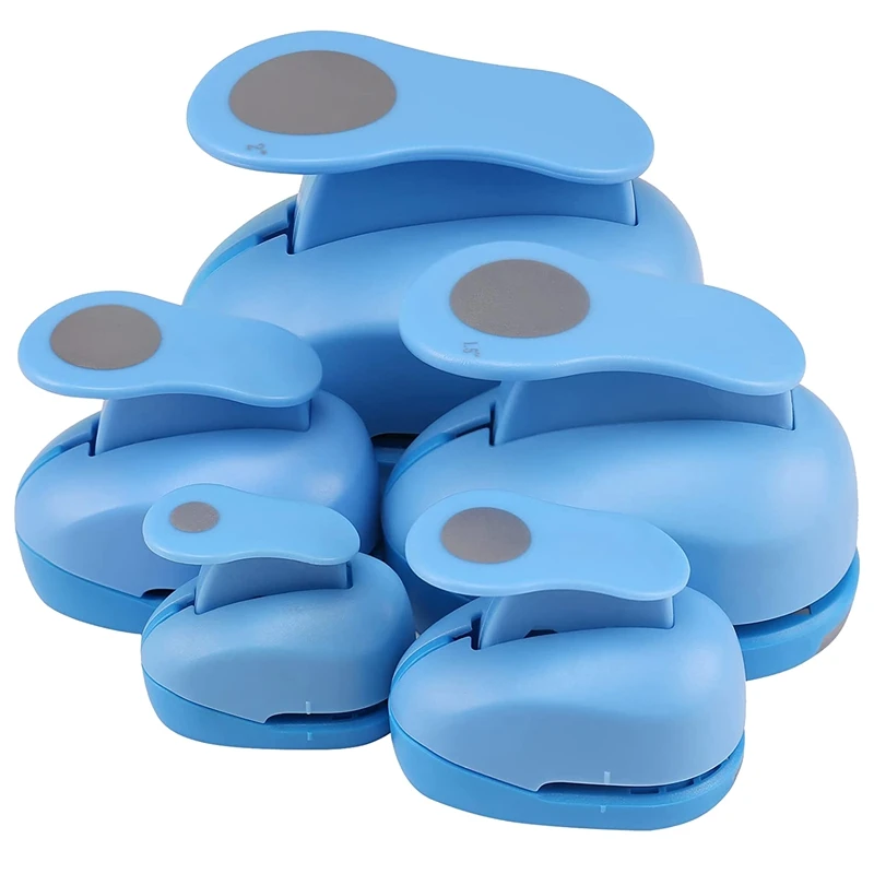 Circle Paper Punch, 5 PCS Circle Punches For Paper Crafts, 5 Different Size Circle Hole Punch,Random Colors
Circle Paper Punch, 5 PCS Circle Punches For Paper Crafts, 5 Different Size Circle Hole Punch,Random Colors