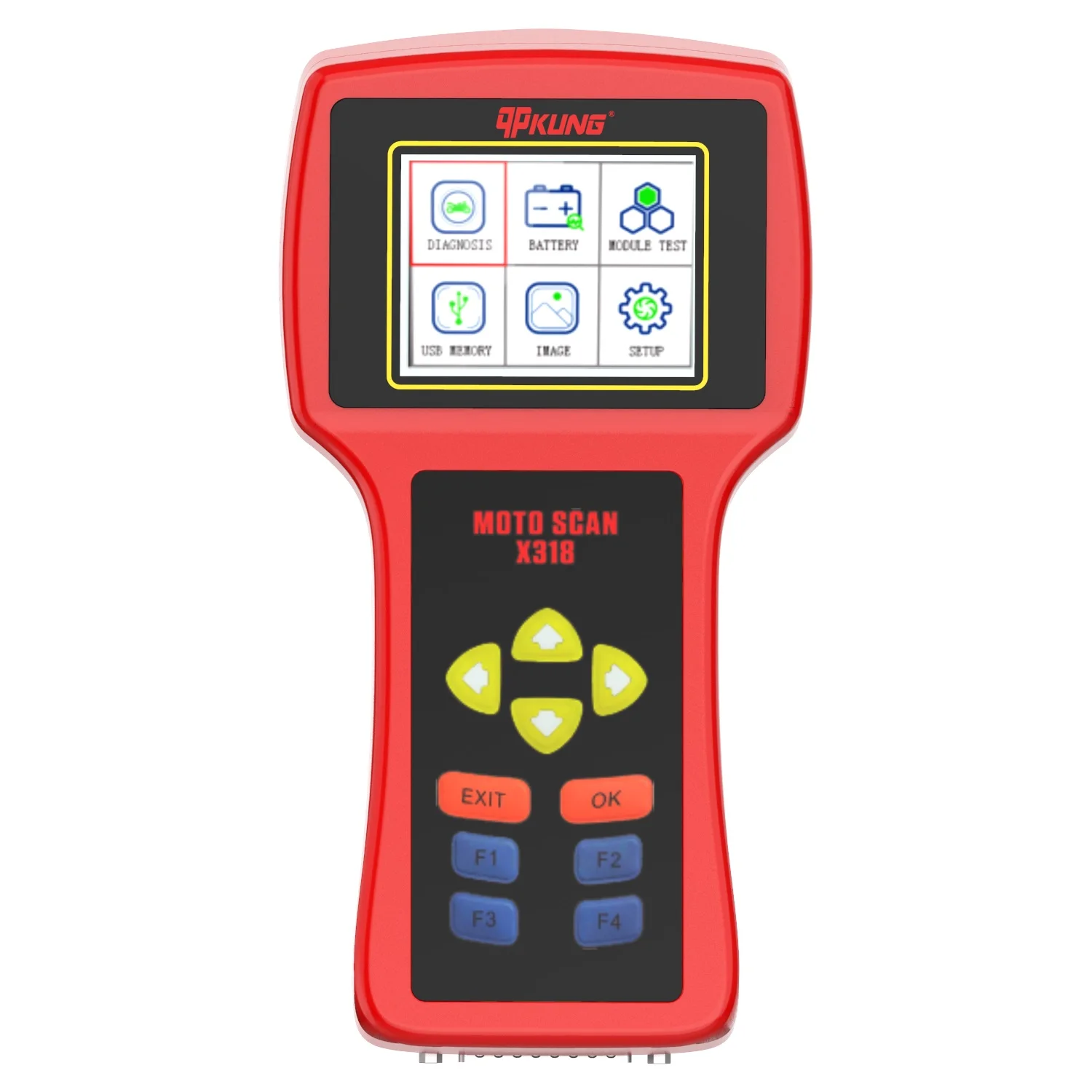 qpKung X318 Motorcycle Diagnostic Tool For Kawasaki Yamaha Suzuki PIAGGIO Honda Encoding Keys TPS ABS Battery Tester Analyzer
qpKung X318 Motorcycle Diagnostic Tool For Kawasaki Yamaha Suzuki PIAGGIO Honda Encoding Keys TPS ABS Battery Tester Analyzer