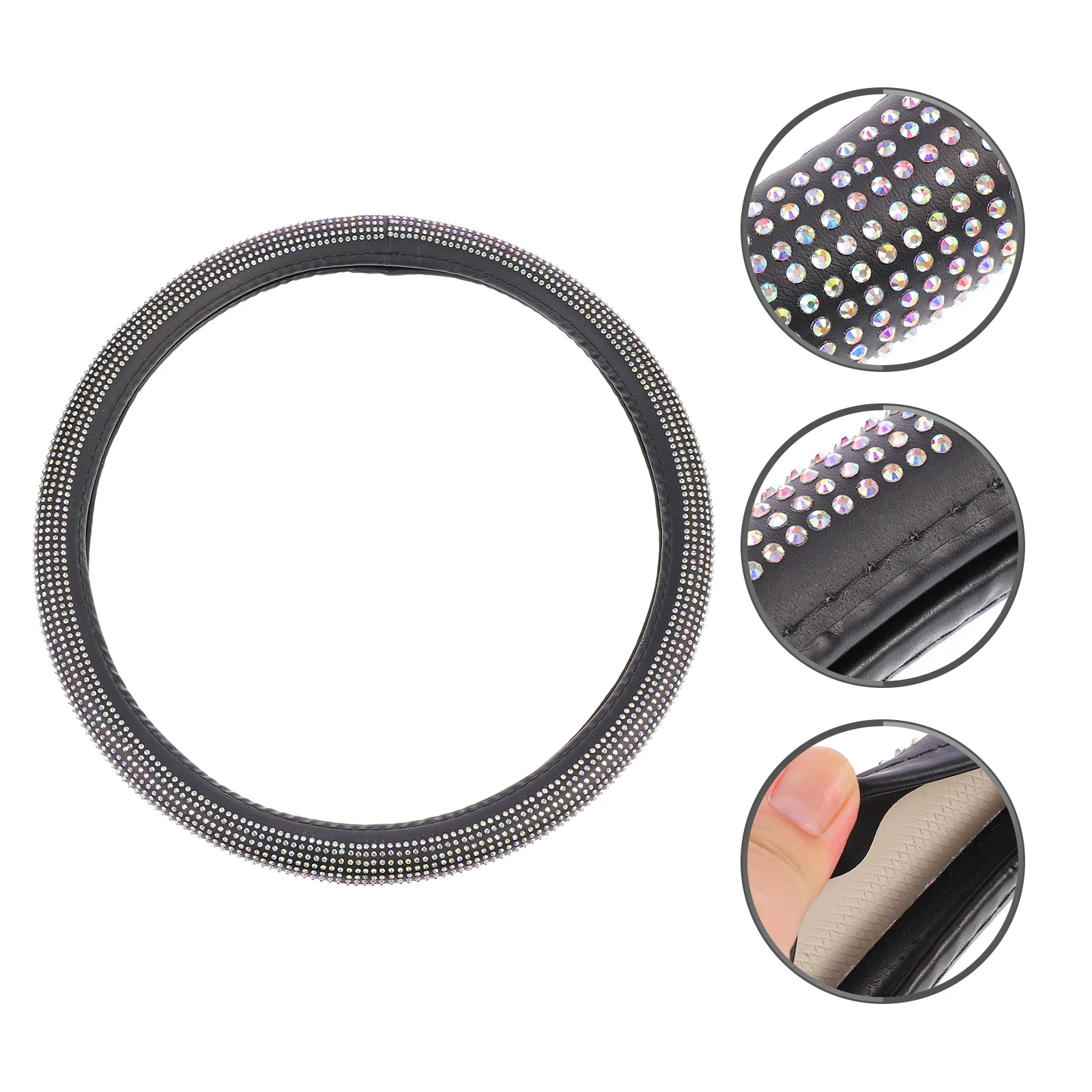 Automotive Accessories Steering Wheel Cover Chic Protector Anti-slip Car Creative Diamond Shiny Women
Automotive Accessories Steering Wheel Cover Chic Protector Anti-slip Car Creative Diamond Shiny Women