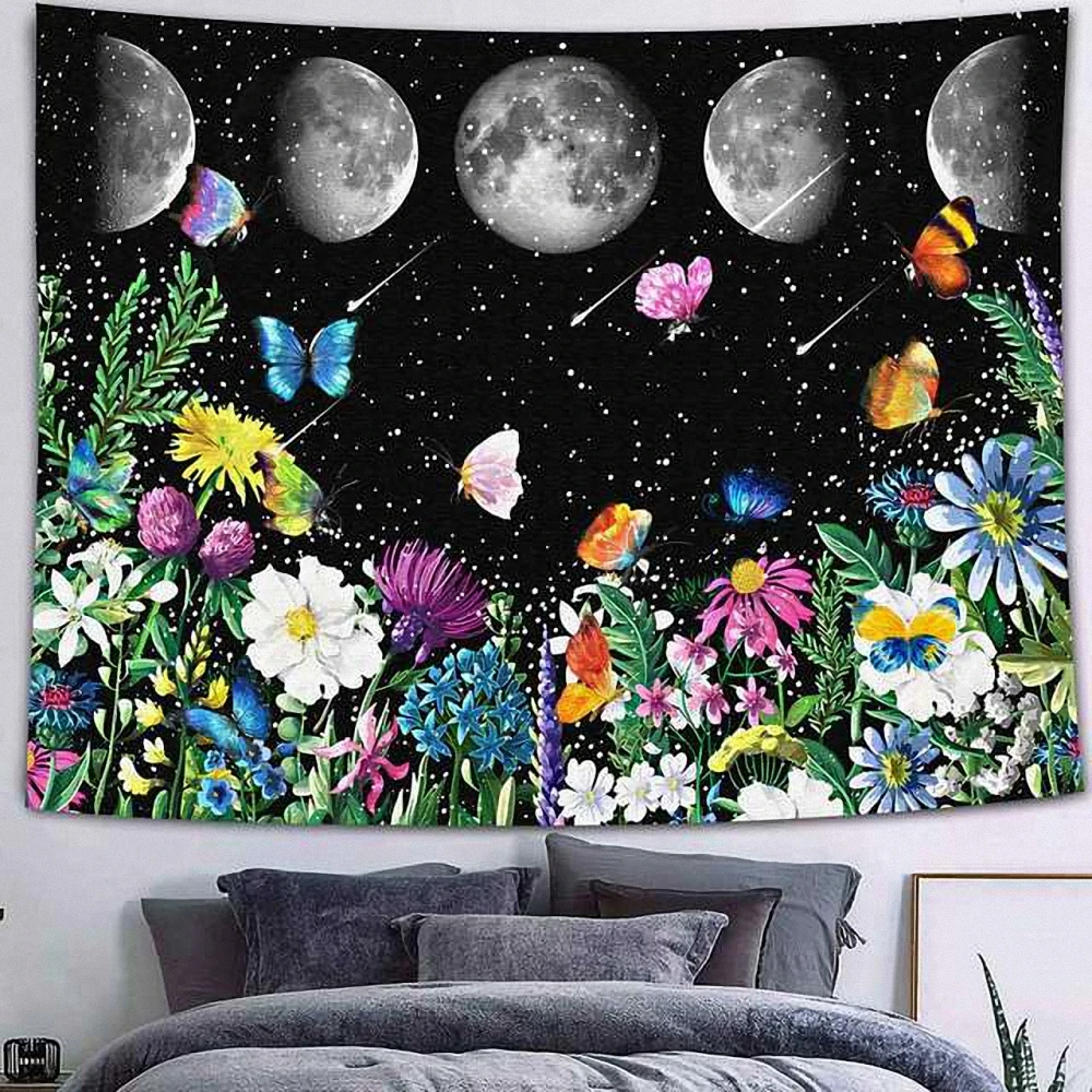 Flowers planet butterfly Banner Flag Gothic Witchy Tapestries Wall Hanging Painting Moon Phase Tarot Wallpaper Tapestry Wall Art
Flowers planet butterfly Banner Flag Gothic Witchy Tapestries Wall Hanging Painting Moon Phase Tarot Wallpaper Tapestry Wall Art