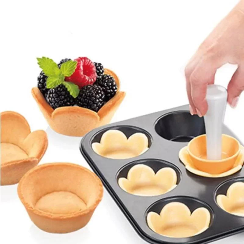 Pastry Dough Tamper Kit Kitchen Flower Round Cookie Cutter Set Cupcake Muffin Tart Shells Mold Round Tartlet Shell Maker
Pastry Dough Tamper Kit Kitchen Flower Round Cookie Cutter Set Cupcake Muffin Tart Shells Mold Round Tartlet Shell Maker