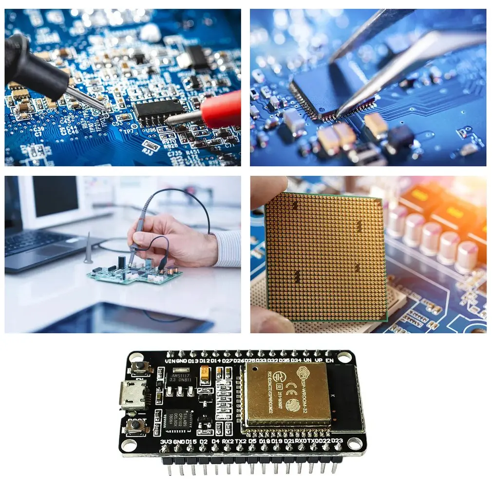 ESP32 ESP-32 ESP32S ESP-32S CP2102 Draadloze Wifi Bluetooth Development Board Micro Usb Dual Core Eindversterker Filter Module
ESP32 ESP-32 ESP32S ESP-32S CP2102 Draadloze Wifi Bluetooth Development Board Micro Usb Dual Core Eindversterker Filter Module