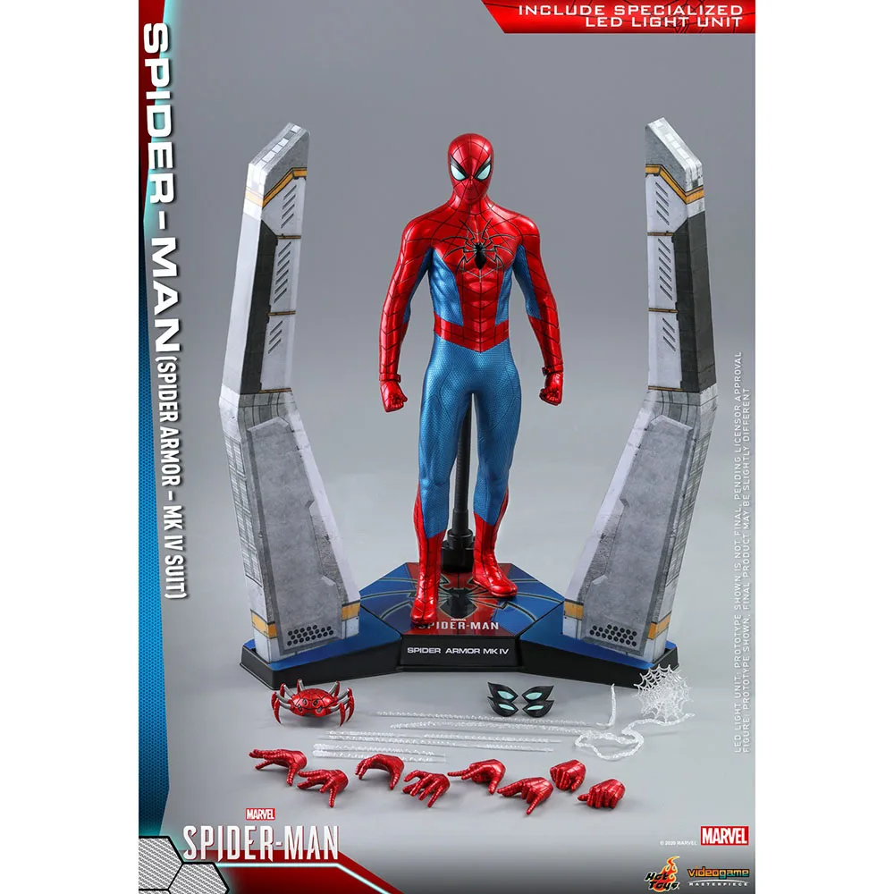 В наличии Hottoys HT 1/6 Marvel Человек-Паук Броня MK4 костюм VGM43 оригинальная Подлинная экшн-фигурка коллекционные игрушки 31 см
В наличии Hottoys HT 1/6 Marvel Человек-Паук Броня MK4 костюм VGM43 оригинальная Подлинная экшн-фигурка коллекционные игрушки 31 см