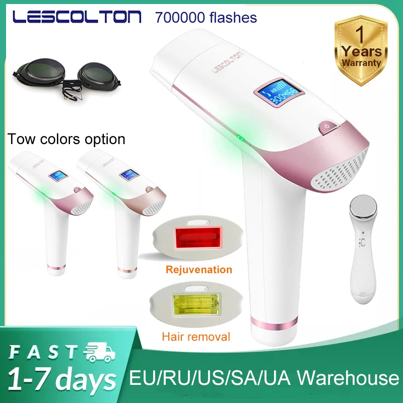 Lescolton 2in1 IPL Epilator Hair Removal 700,000 Flashes Painless Hair Remover Machine for Armpits Legs Arms Bikini Line
Lescolton 2in1 IPL Epilator Hair Removal 700,000 Flashes Painless Hair Remover Machine for Armpits Legs Arms Bikini Line