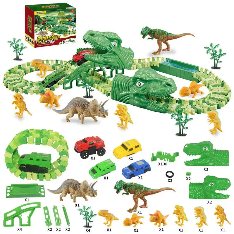 Racing Car Track Toy Set Indoor Play Dinosaur Figurine Track Construction Vehicle Track Tosy Electric Race Cars Playset Track To
Racing Car Track Toy Set Indoor Play Dinosaur Figurine Track Construction Vehicle Track Tosy Electric Race Cars Playset Track To