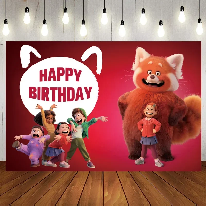 Turning Red Birthday Party Decoration Backdrops Party Wall Vinyl Cloth Baby Shower Kids Photography Background Banner Cake Decor
Turning Red Birthday Party Decoration Backdrops Party Wall Vinyl Cloth Baby Shower Kids Photography Background Banner Cake Decor