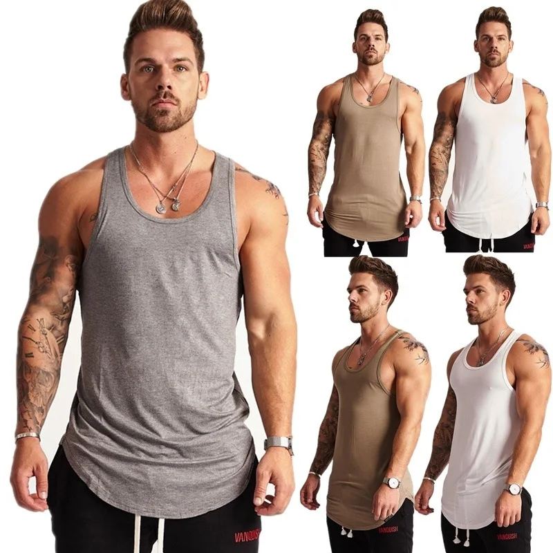 Men's Solid Color Vest Sleeveless Tops 2022 Summer New Bottomless Slim Fit Breathable Sports Fitness Vests Top
Men's Solid Color Vest Sleeveless Tops 2022 Summer New Bottomless Slim Fit Breathable Sports Fitness Vests Top