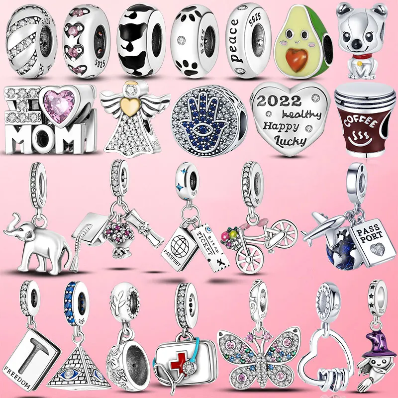 2022 New Silver Color Snake Coffee Cup Dog CZ Cactus Charm Beads Fit Original Charm Bracelet Fine Silver Jewelry Gift For Love
2022 New Silver Color Snake Coffee Cup Dog CZ Cactus Charm Beads Fit Original Charm Bracelet Fine Silver Jewelry Gift For Love