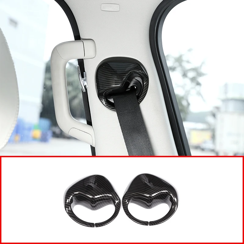 Передняя накладка на ремень безопасности из АБС-пластика для Land Rover Discovery 5 LR5 2017-2020 L462, автомобильные аксессуары, 2 шт.