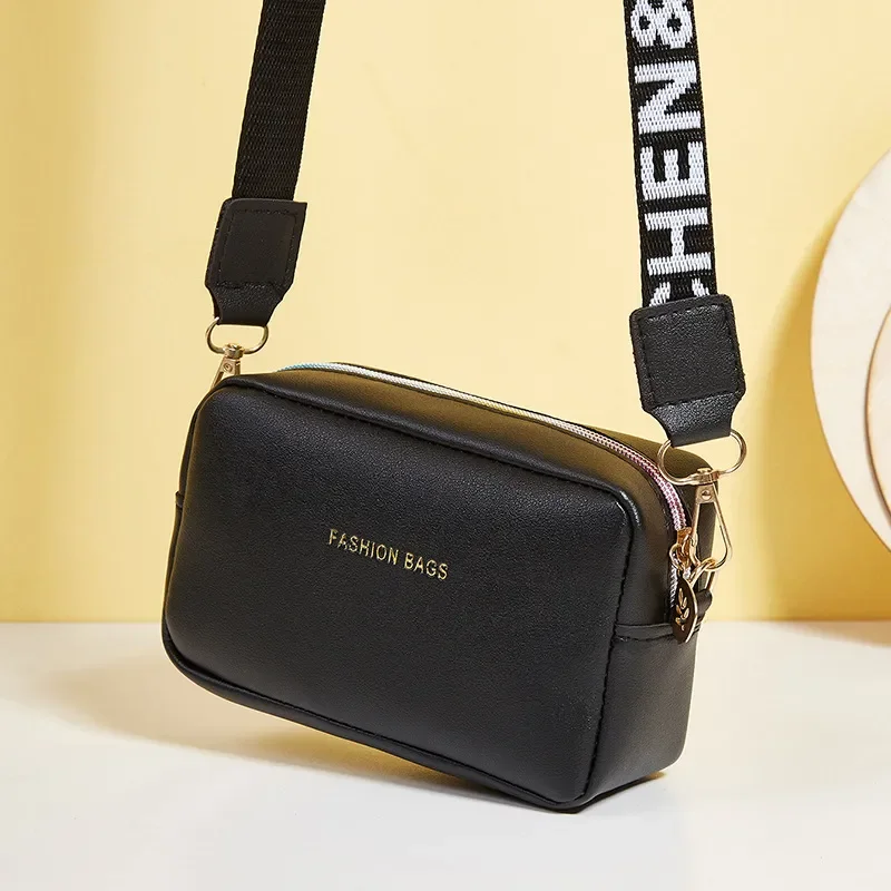 Wide Strap Women Pu Style Bags Simple Small Leather Crossbody Handbag Bag Female Solid Shoulder Purse For Phone Color Messenger
Wide Strap Women Pu Style Bags Simple Small Leather Crossbody Handbag Bag Female Solid Shoulder Purse For Phone Color Messenger