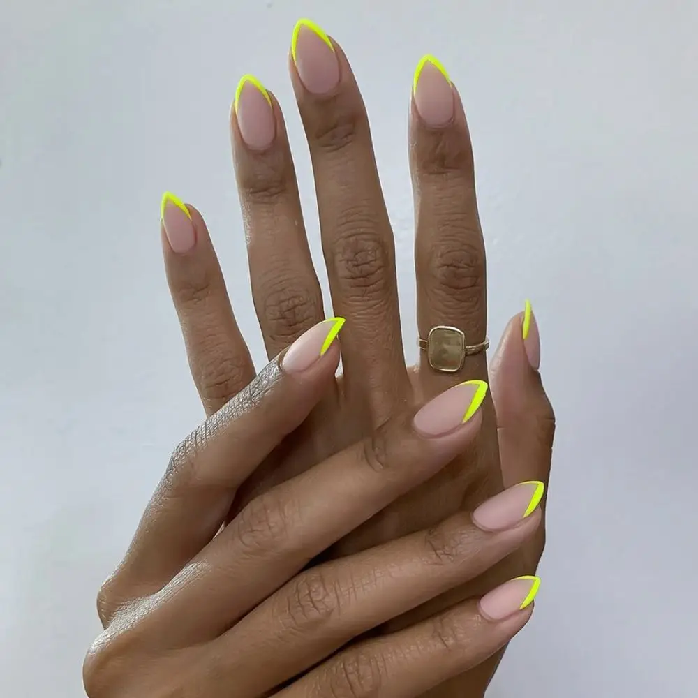 24pcs/Box Press On Nails Full Cover Detachable Artificial French Fake Nails Almond False Nails Nail Tips Wearable
24pcs/Box Press On Nails Full Cover Detachable Artificial French Fake Nails Almond False Nails Nail Tips Wearable