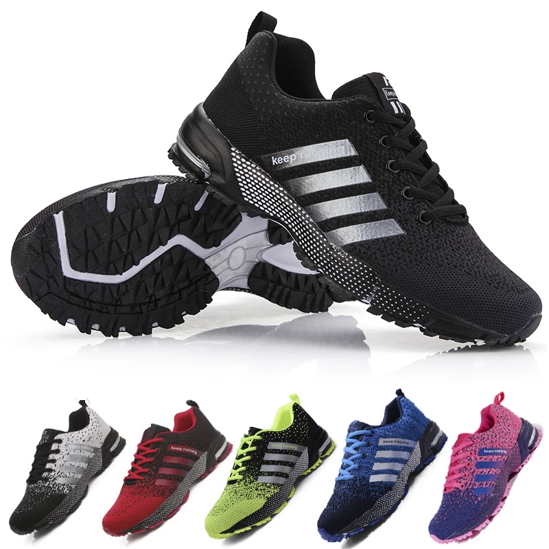 Men Running Shoes New 2022 Breathable Outdoor Sports Shoes Lightweight Sneakers for Women Comfortable Athletic Training Footwear
Men Running Shoes New 2022 Breathable Outdoor Sports Shoes Lightweight Sneakers for Women Comfortable Athletic Training Footwear