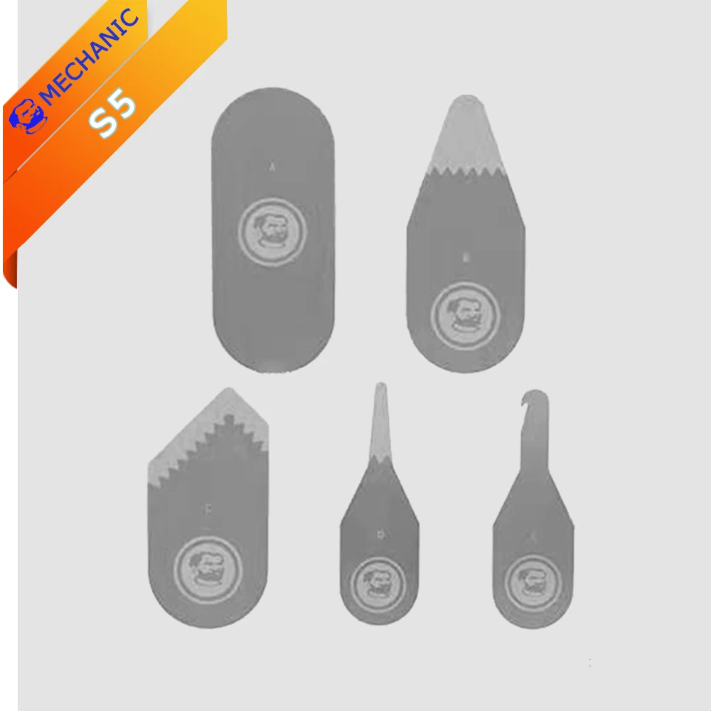 Демонтажная деталь MECHANIC S5, разборщик для ремонта телефонов, высокая гибкость, круглая, квадратная, заостренная головка, набор инструментов для разборки
Демонтажная деталь MECHANIC S5, разборщик для ремонта телефонов, высокая гибкость, круглая, квадратная, заостренная головка, набор инструментов для разборки