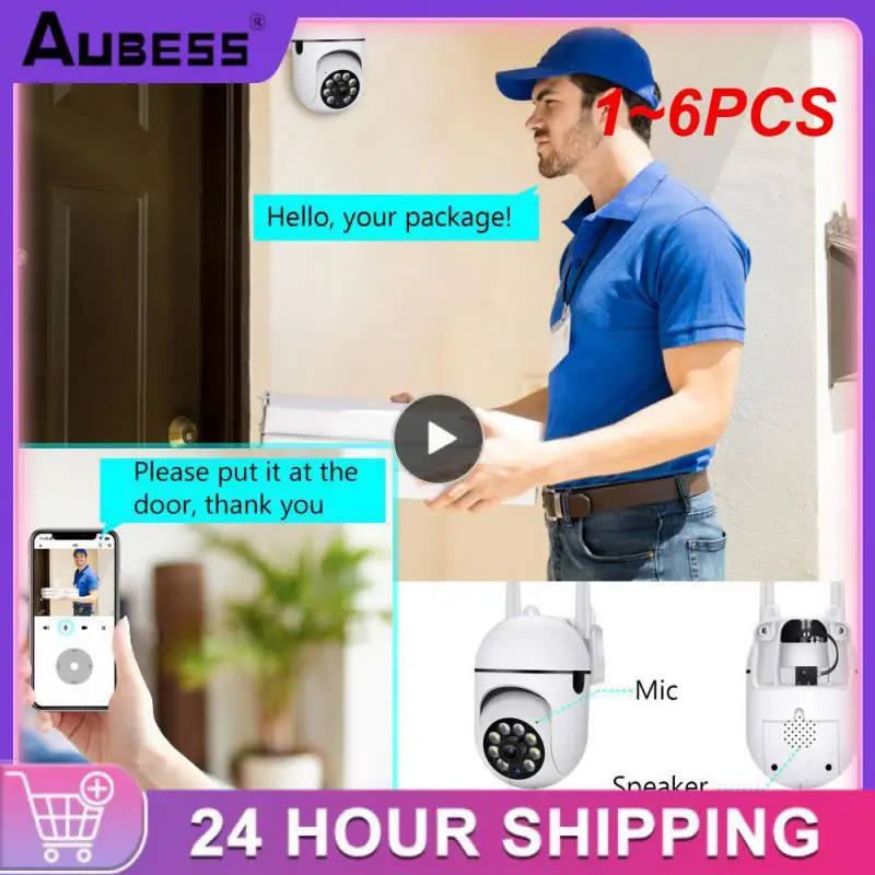 1~6PCS Security Camera 2.4G WIFI Camera Outdoor PTZ Speed Wireless IP Camera CCTV 4X Digital Zoom Audio Network Surveillance CAM
1~6PCS Security Camera 2.4G WIFI Camera Outdoor PTZ Speed Wireless IP Camera CCTV 4X Digital Zoom Audio Network Surveillance CAM