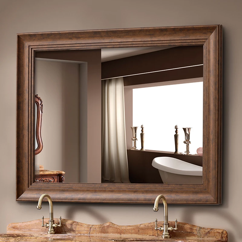 Rectangle Hanging Bathroom Mirror Vintage Unbreakable Bathroom Mirror Hairdresser Shaving Espejo Pared Bathroom Accessories
Rectangle Hanging Bathroom Mirror Vintage Unbreakable Bathroom Mirror Hairdresser Shaving Espejo Pared Bathroom Accessories