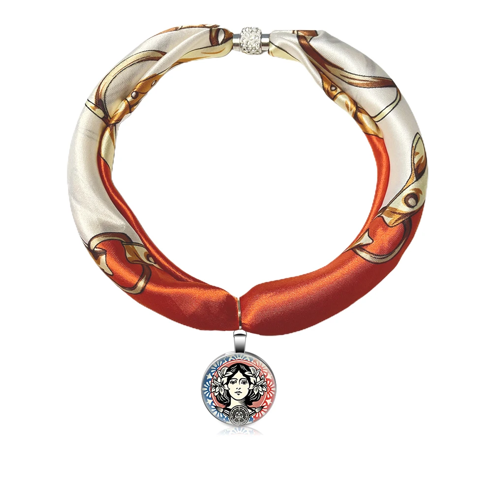 Luxury Scarf Women Necklace Pendant Small Heart Print Head Handle Bag Ribbons Small Long Scarves Accessories Four Seasons
Luxury Scarf Women Necklace Pendant Small Heart Print Head Handle Bag Ribbons Small Long Scarves Accessories Four Seasons
