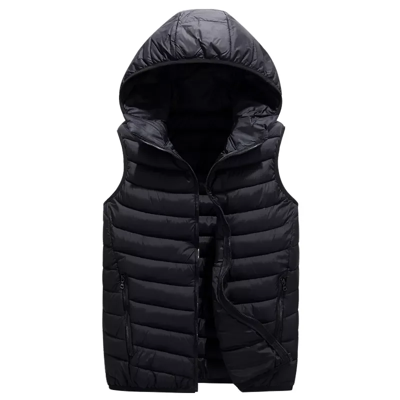 NEW IN Loose Winter Vest Solid Hooded Zipper Pockets Ladies Coats Casual Sleeveless Jackets Waistcoat for Female 2021 Fashion
NEW IN Loose Winter Vest Solid Hooded Zipper Pockets Ladies Coats Casual Sleeveless Jackets Waistcoat for Female 2021 Fashion