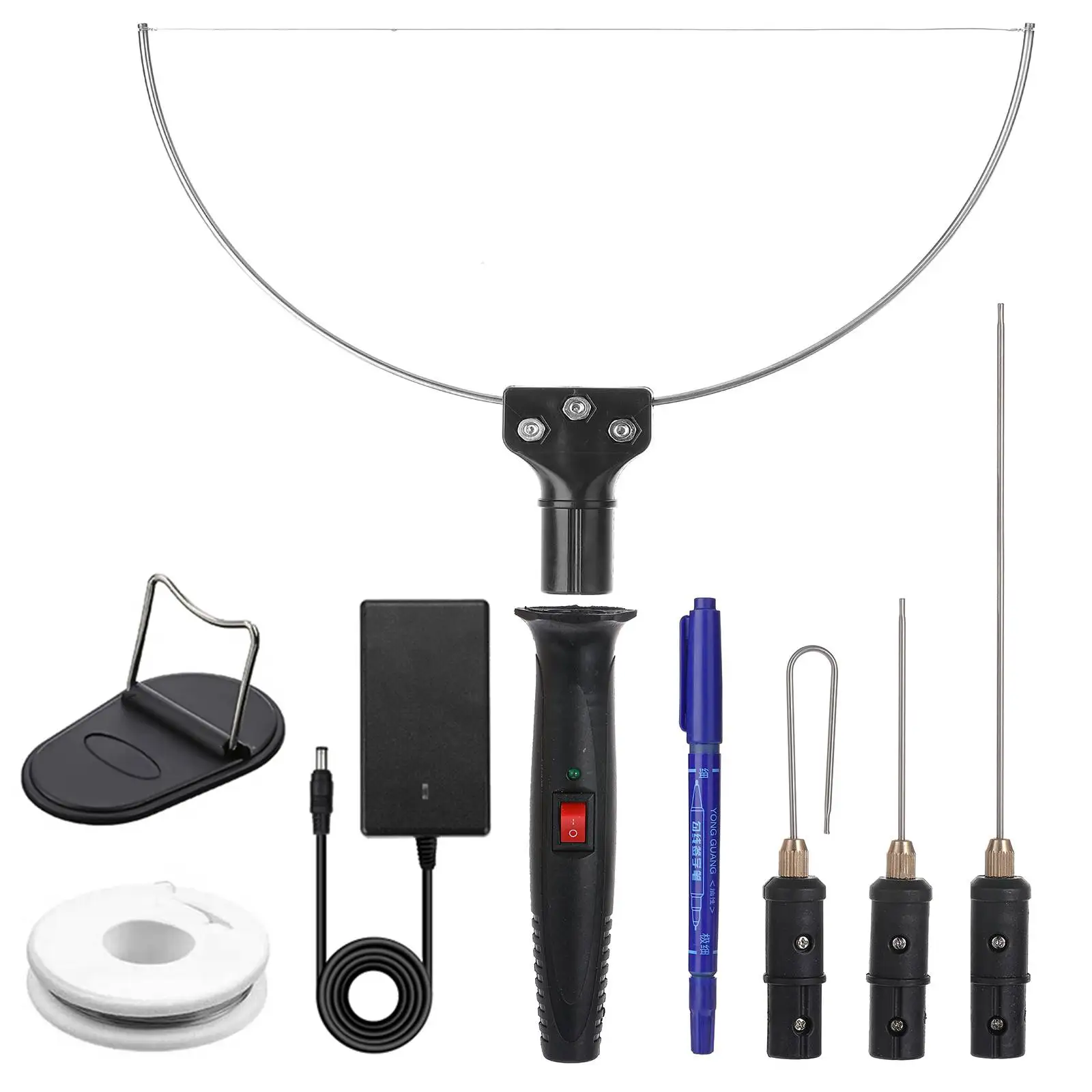 9 PCS 18W Electric Styrofoam Cutter Pen DIY Handle Foam Electric Cutting Machine Kit Foam Cutting Hot Heating Wire AC 220V
9 PCS 18W Electric Styrofoam Cutter Pen DIY Handle Foam Electric Cutting Machine Kit Foam Cutting Hot Heating Wire AC 220V