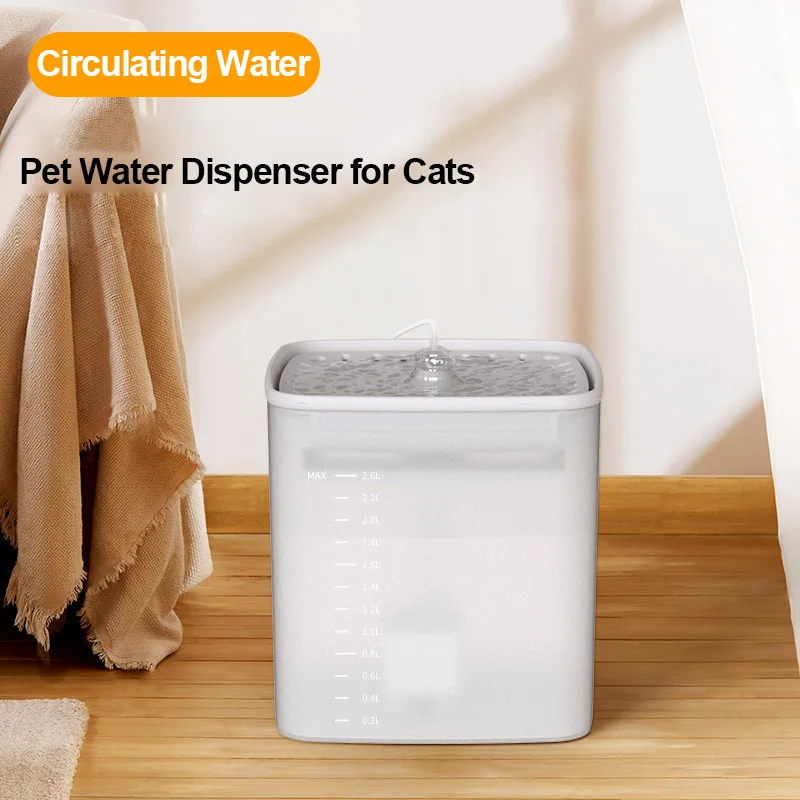 Automatic Circulating Water Dispenser for Cats Fountain Style Pet Water Feeder 3 L Tank USB Feeding Supplies Gog Accessories
Automatic Circulating Water Dispenser for Cats Fountain Style Pet Water Feeder 3 L Tank USB Feeding Supplies Gog Accessories