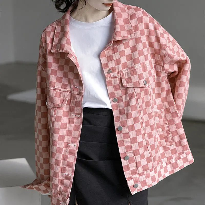 Denim Jacket Women's 2022 New All-Match Coats Female Korean Version Loose Cowboy Ladies Jackets Lazy Retro Chic Top Ins Tide
Denim Jacket Women's 2022 New All-Match Coats Female Korean Version Loose Cowboy Ladies Jackets Lazy Retro Chic Top Ins Tide